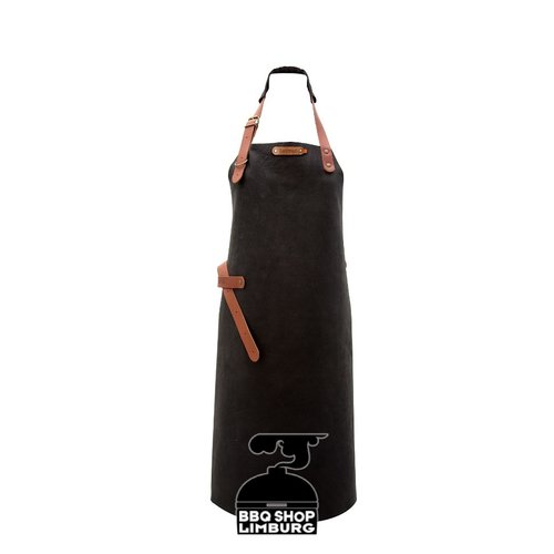 Xapron Xapron Lederen schort lang Utah Black M/L/XL