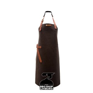 Xapron Xapron Lederen schort lang Utah Choco (S)