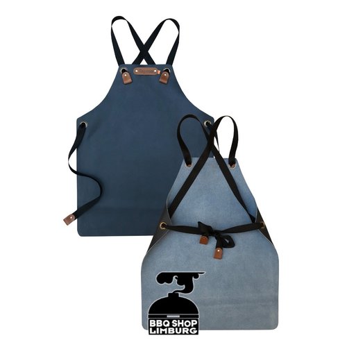 Xapron Xapron Lederen kinder schort Kansas Blue (One Size) Xapron Xapron Lederen kinder schort Kansas Blue (One Size)