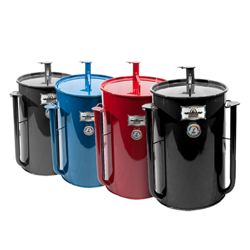 Gateway Drum Smokers Gateway Drum Smoker - Glans Blauw - Logo Plate