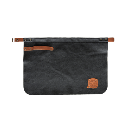 Xapron Xapron Lederen schort kort New York Black (One Size) Xapron Xapron Lederen schort kort New York Black (One Size)