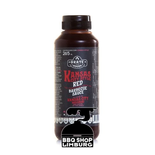 Grate Goods Grate Goods Kansas City Red Barbecue Sauce 265 ml Grate Goods Grate Goods Kansas City Red Barbecue Sauce 265 ml