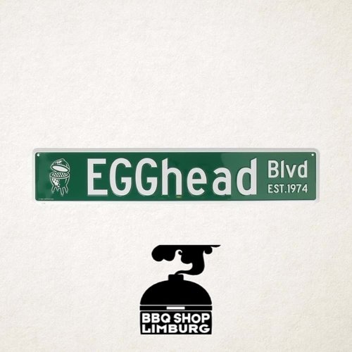Big Green Egg Big Green Egg metalen wandbord - EGGhead Blvd