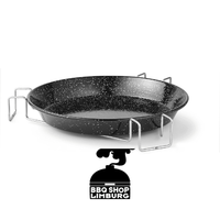 Big Green Egg Emaille Druip pan voor ConvEGGtor Small met houder
