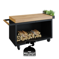 OFYR Mise en Place Table Black 135 PRO Teak hout