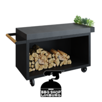 OFYR Mise en Place Table Black 135 PRO Grijs keramiek