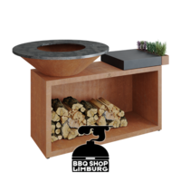 OFYR Island Corten 100 Grijs Keramiek