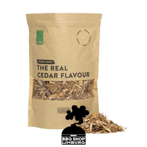 Smokin' Flavours Smokin' Flavours rookhout snippers - Ceder 1700ml Smokin' Flavours Smokin' Flavours rookhout snippers - Ceder 1700ml