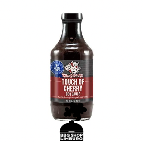 Three Little Pigs Three Little Pigs - Touch of Cherry BBQ Sauce 607gram.