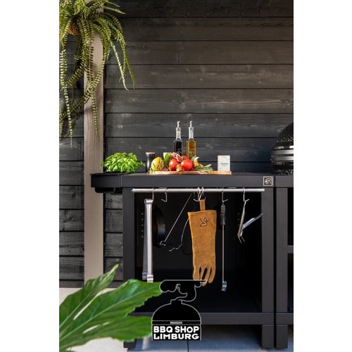 Roostr ROOSTR - Bruine Suede BBQ Handschoen met voering