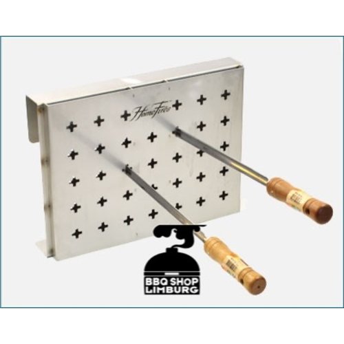 Home Fires Braais Home fires - Single Skewer spiesenHome fires - Asado backplane - achterwand voor horizontale spiesen