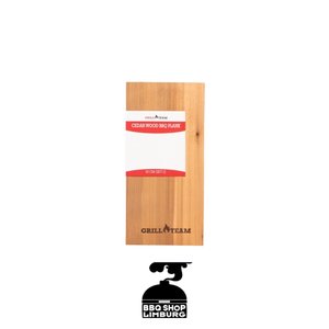 Grill Team Grill Team Ceder BBQ planken (2st) 40 X 19 x 1 cm Grill Team Grill Team Ceder BBQ planken (2st) 40 X 19 x 1 cm