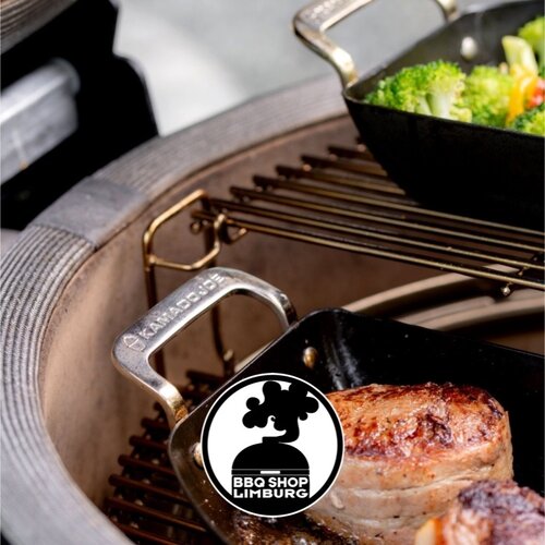 Kamado Joe Kamado Joe - Karbon Steel half moon pan set