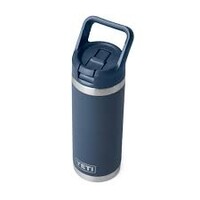 Yeti - Rambler 18oz Straw Bottle - Navy -