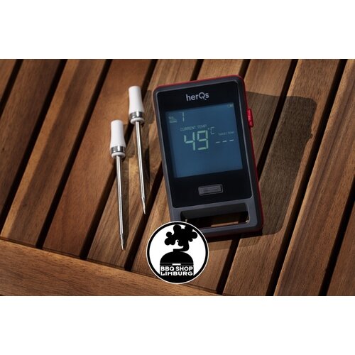 HerQs HerQs Pin Pro 2 kanaals draadloze thermometer