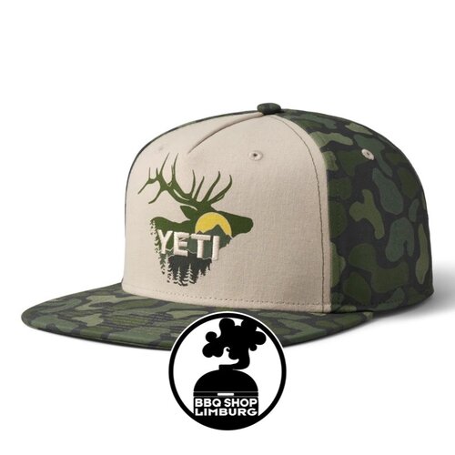 Yeti Yeti SnapBack pet met platte cap Sunrise Groen