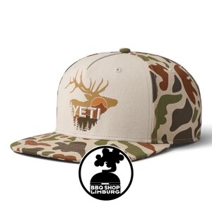 Yeti Yeti SnapBack pet met platte cap Sunrise Zand