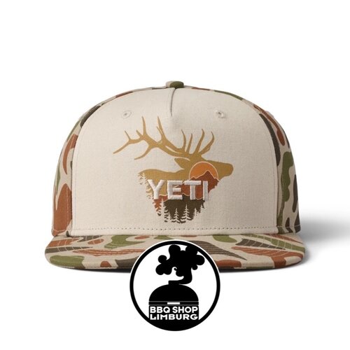 Yeti Yeti SnapBack pet met platte cap Sunrise Zand