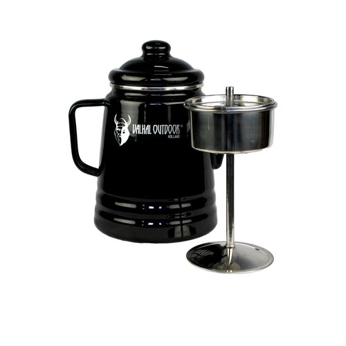 Valhal Outdoor Koffie Percolator Emaille 1,7 Liter