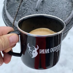 Valhal Outdoor Koffiemok Emaille