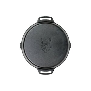 Valhal Skillet Gietijzer met Handgrepen 30 cm