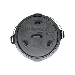 Valhal Dutch Oven Gietijzer met Pootjes Outdoor 6,1 Liter