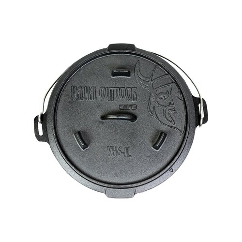 Valhal Dutch Oven Gietijzer met Pootjes Outdoor 6,1 Liter