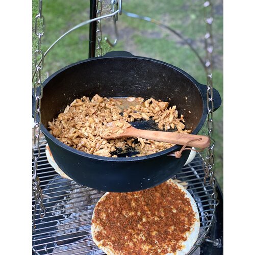 Valhal Dutch Oven Braadpan Gietijzer met Grill Deksel Ovaal 9 Liter