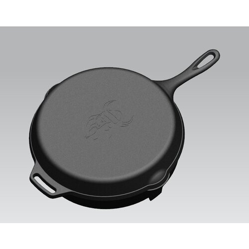 Valhal Skillet Gietijzer Deksel Ã¸ 30 cm met Grillpatroon