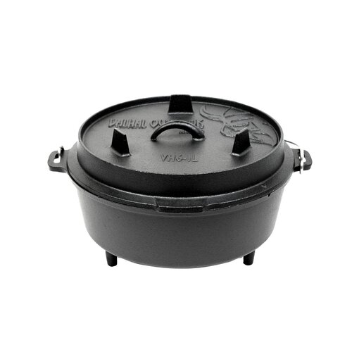 Valhal Dutch Oven Braadpan Gietijzer 6,1 Liter