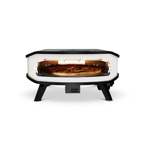 Cozze Pizza Oven Gas 17" met Thermometer en Roterende Pizzasteen 30 Mbar 5.0 KW