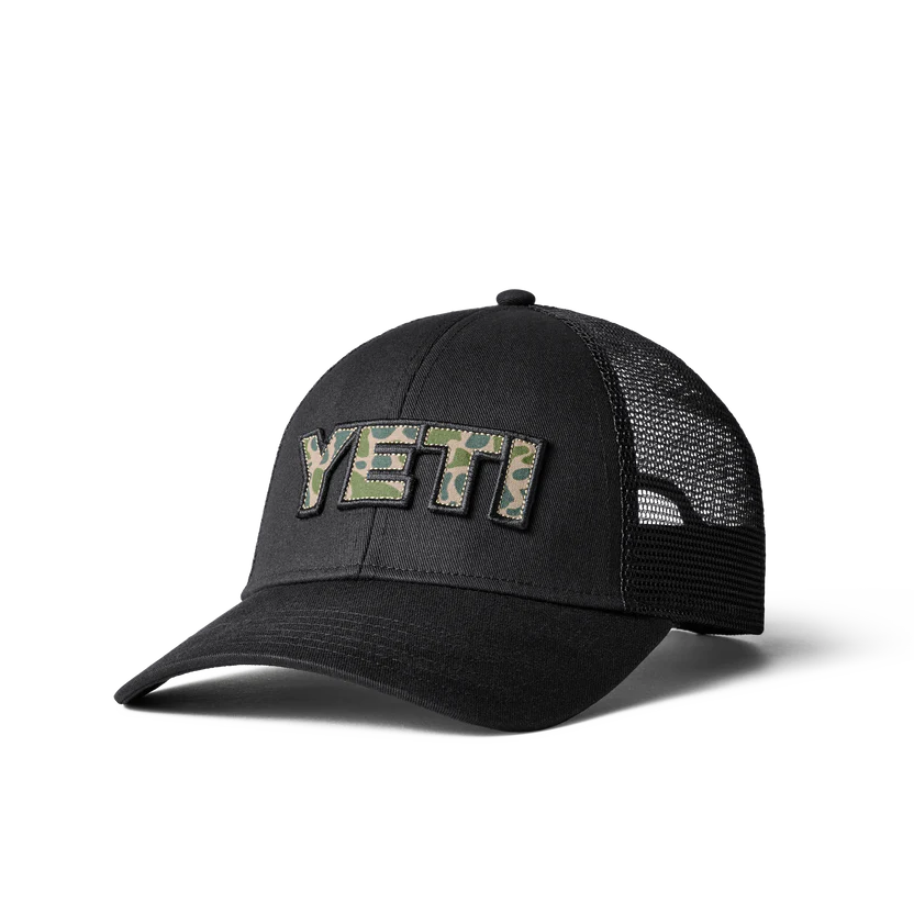 Yeti Camo Logo Badge Low Pro Trucker Pet
