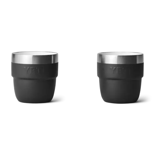 Yeti Yeti - Rambler 4oz Stapelbare espresso kopjes 2st - Zwart