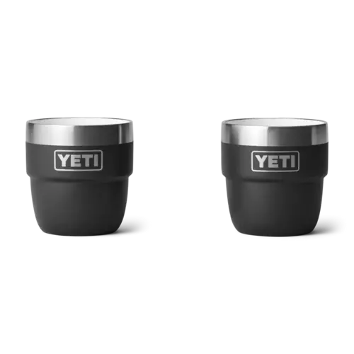 Yeti Yeti - Rambler 4oz Stapelbare espresso kopjes 2st - Zwart