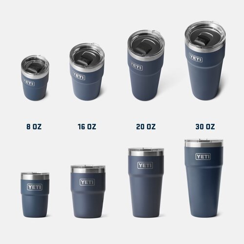 Yeti YETI Rambler Stackable 20oz Tumbler - Zwart - Duurzame, Stapelbare Drinkbeker voor Onderweg