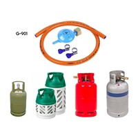 Gasslang & drukregelaar 30mbar 150cm