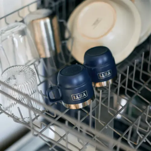 Yeti YETI Rambler Koffiekopjes 6oz – Dubbelwandige RVS espressomok, stapelbaar en supersterk – Wit