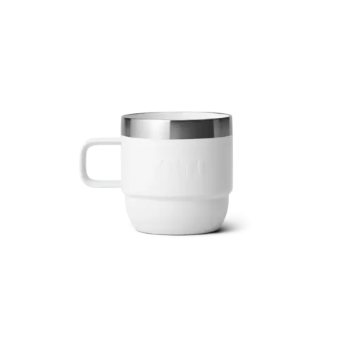 Yeti YETI Rambler Koffiekopjes 6oz – Dubbelwandige RVS espressomok, stapelbaar en supersterk – Wit