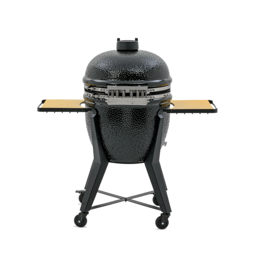 Monolith grills Monolith TWO.66 XL kamado met slim rooster systeem op matzwart onderstel