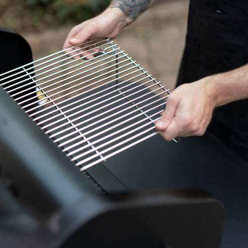Green Mountain Grills Green Mountain Grills Upper Rack Peak Prime Foldable – Roestvrijstalen Opvouwbare Rack