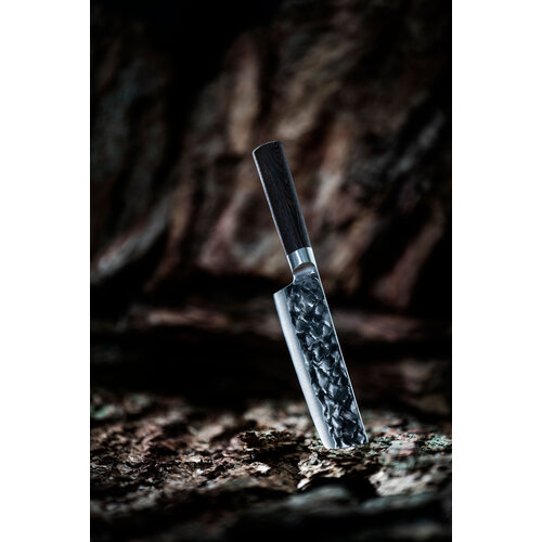 BARE Cookware Bare Cookware – Nakiri 170 mm German Steel 58HRC – Professioneel groentemes
