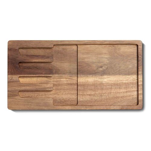 BARE Cookware Bare Cookware – Steakmes Set met Diamantslijper & Magnetische houten Houder