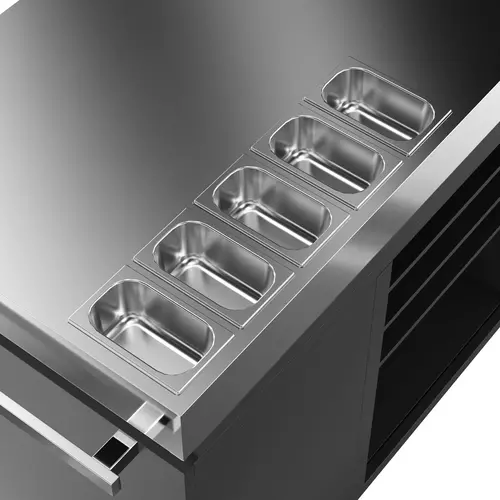 Everdure Everdure – Pizza & BBQ Station Black – RVS werkblad & zwart frame