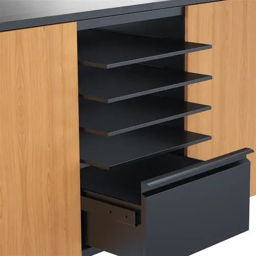 Everdure Everdure – Pizza & BBQ Station Timber – RVS werkblad & zwart frame