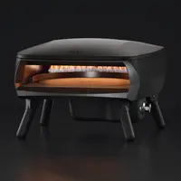 Witt Piccolo Rotante 16" - Gas Pizza oven - Zwart