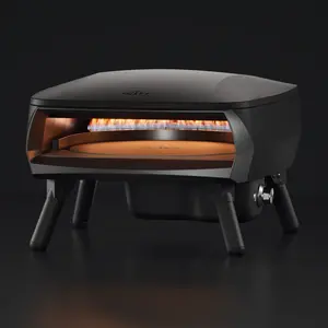 Witt Witt Piccolo Rotante 16" - Gas Pizza oven - Zwart