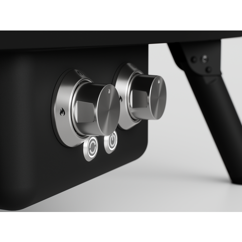 Witt Witt Etna Rotante Control 16" - Gas Pizza oven - zwart met display (9,2kW)