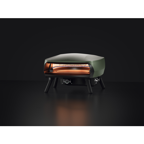 Witt Witt Etna Rotante Control 16" - Gas Pizza oven - groen met display (9,2kW)