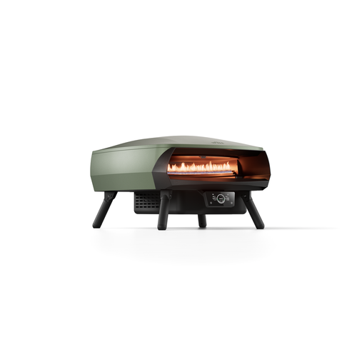 Witt Witt Etna Rotante Control 16" - Gas Pizza oven - groen met display (9,2kW)