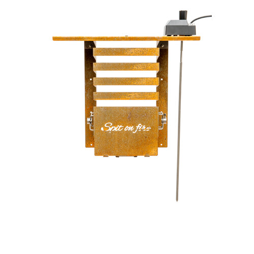 Spit on Fire The Spit on Fire – Tool & Spit Holder – Wandrek voor rotisserie & kamado-accessoires